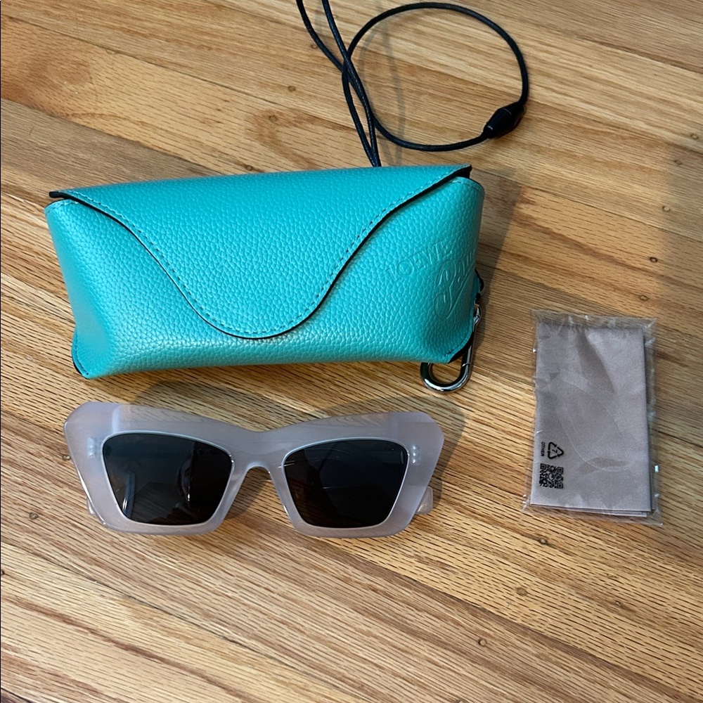 Authentic Loewe clear cat eye sunglasses